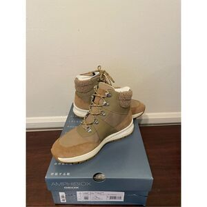 Geox Braies waterproof, breathable Faux fur hiker boot size 8